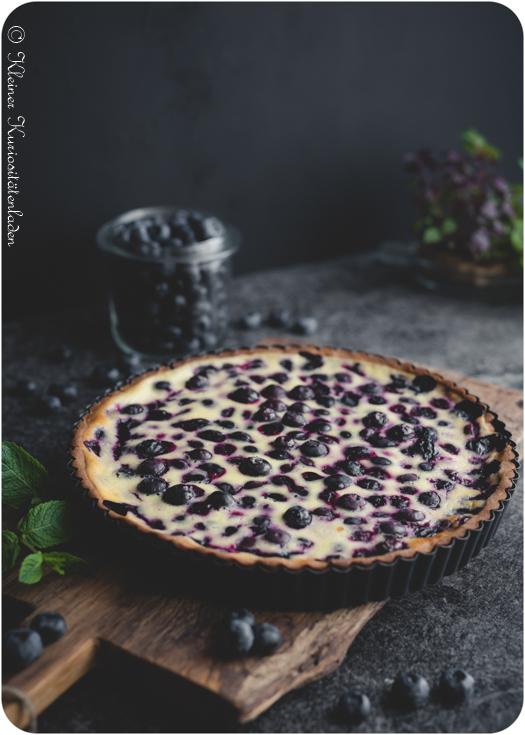 Rezeptbild: Blaubeertarte mit Schmandguss