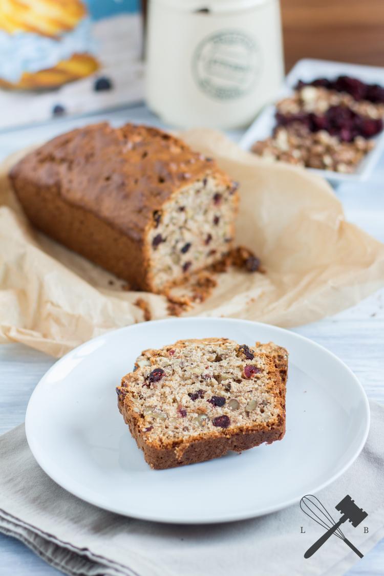 Rezeptbild: Walnussbrot mit Cranberries
