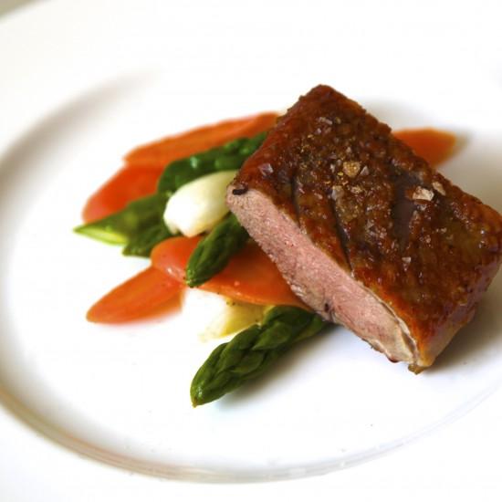 Rezeptbild: Entenbrust mit Vichy Gemüse