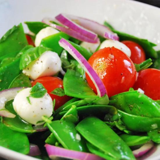 Rezeptbild: Zuckererbsen-Salat