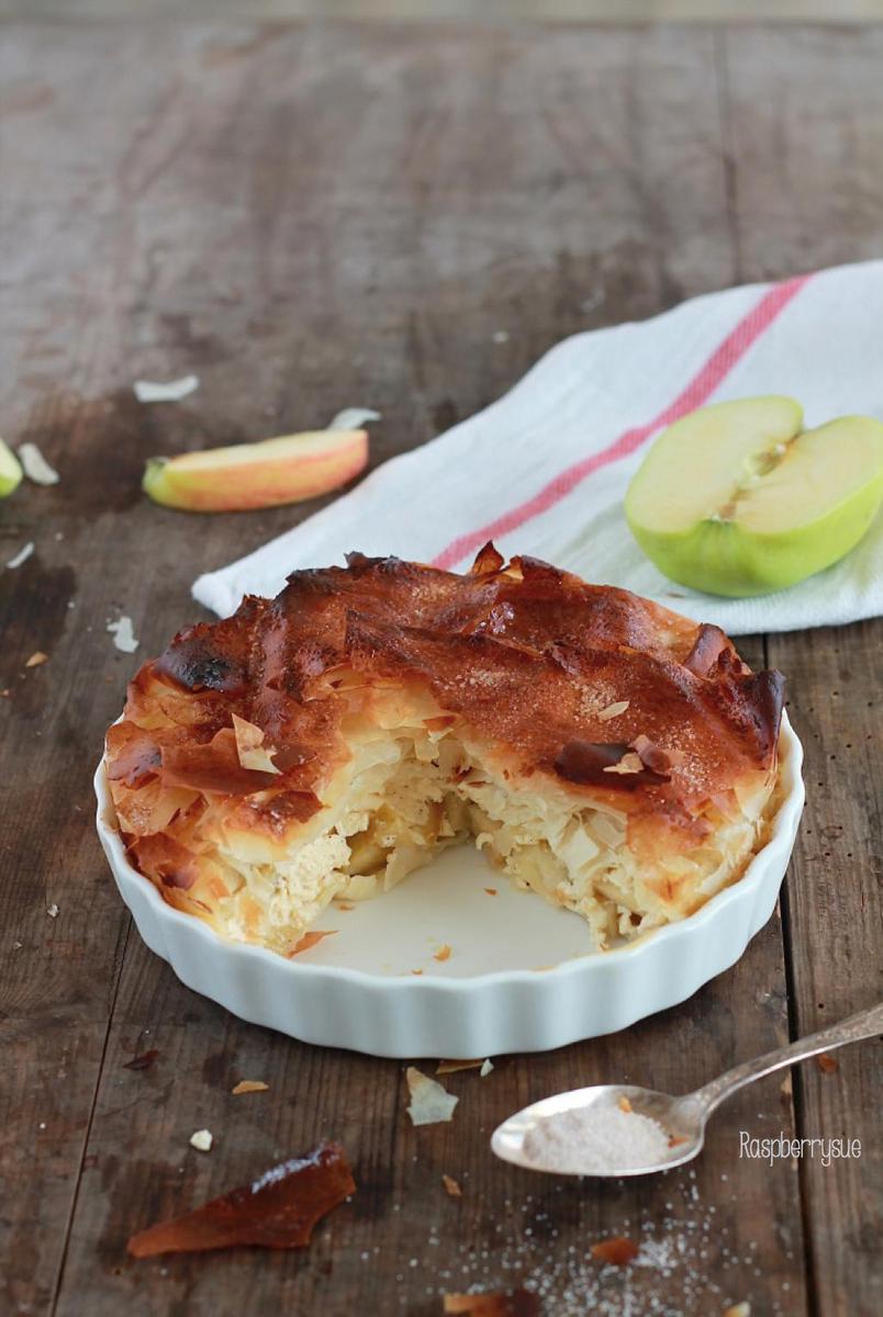 Rezeptbild: Apfelstrudel-Kuchen