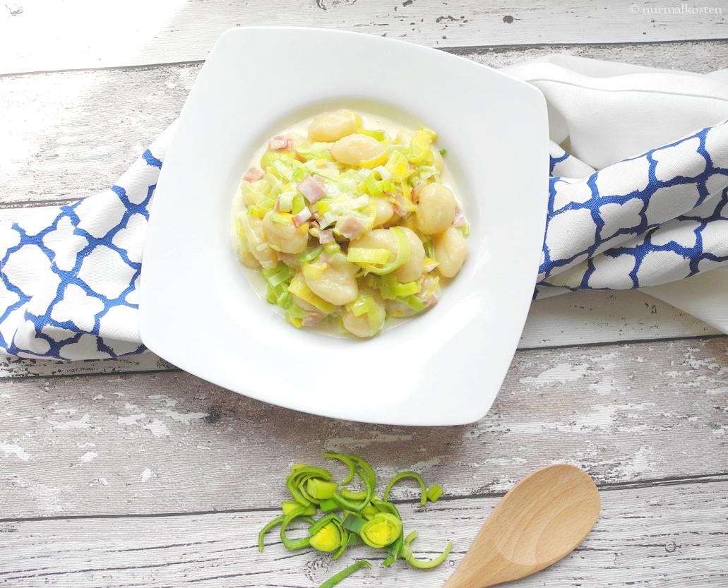 Rezeptbild: Gnocchi mit falscher Carbonara