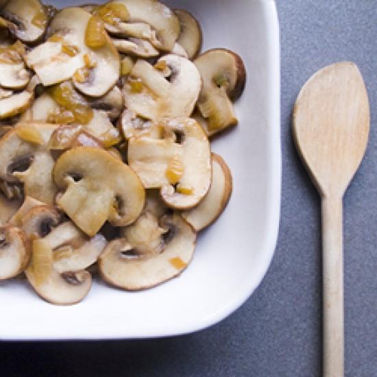 Rezeptbild: Gebratene Champignons