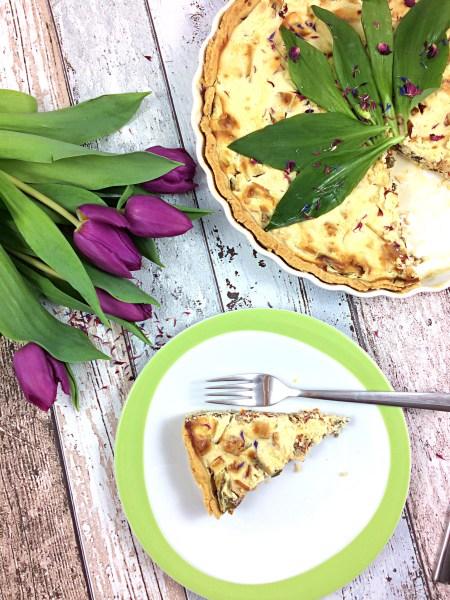Rezeptbild: Bärlauch-Käse Tarte