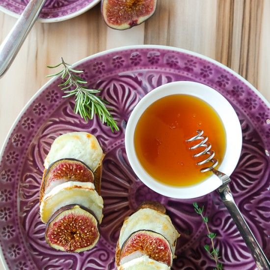 Rezeptbild: Feigen-Ziegenkäse-Toasts