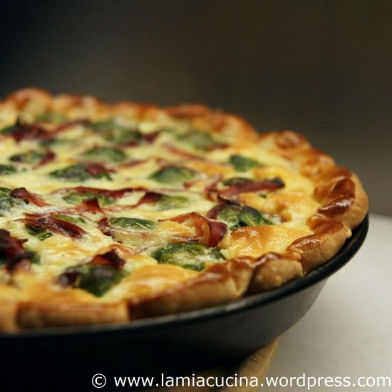 Rezeptbild: Rosenkohl-Schinken Tarte