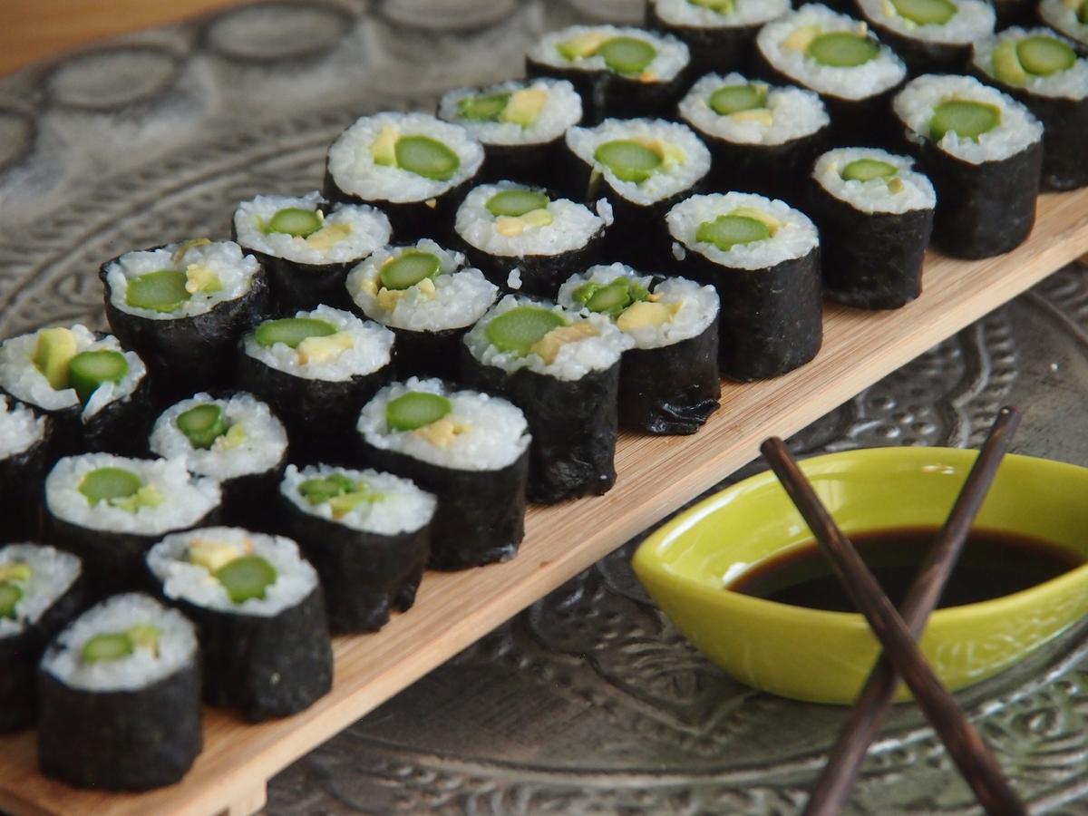Rezeptbild: Spargel - Sushi
