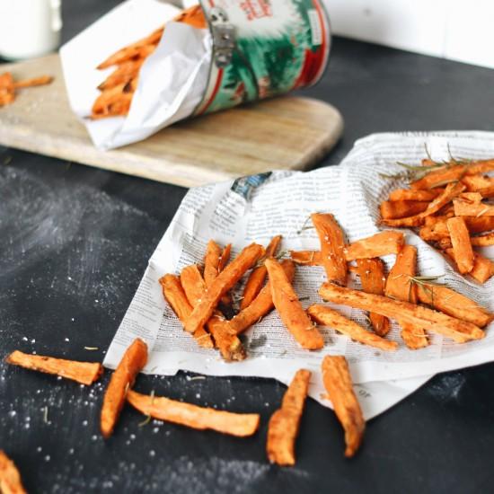 Rezeptbild: Süsskartoffel-Wedges