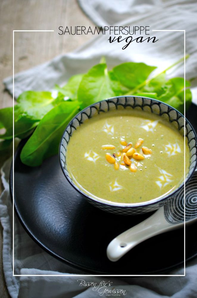 Rezeptbild: Vegane Sauerampfersuppe