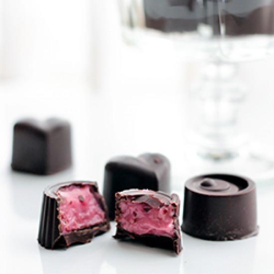 Rezeptbild: Himbeerpralinen