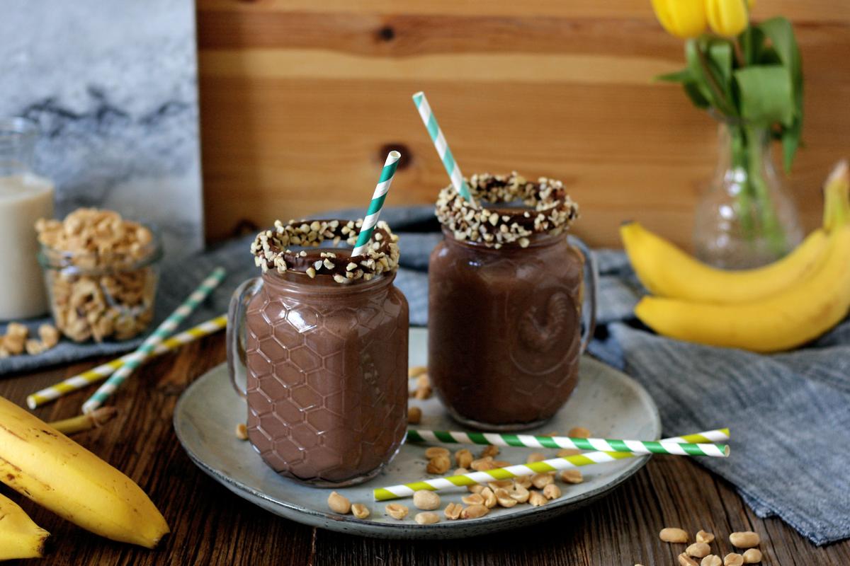 Rezeptbild: Schneller Schoko-Bananen-Shake