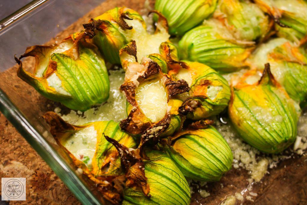 Rezeptbild: Fiori di Zucca mit Ricotta