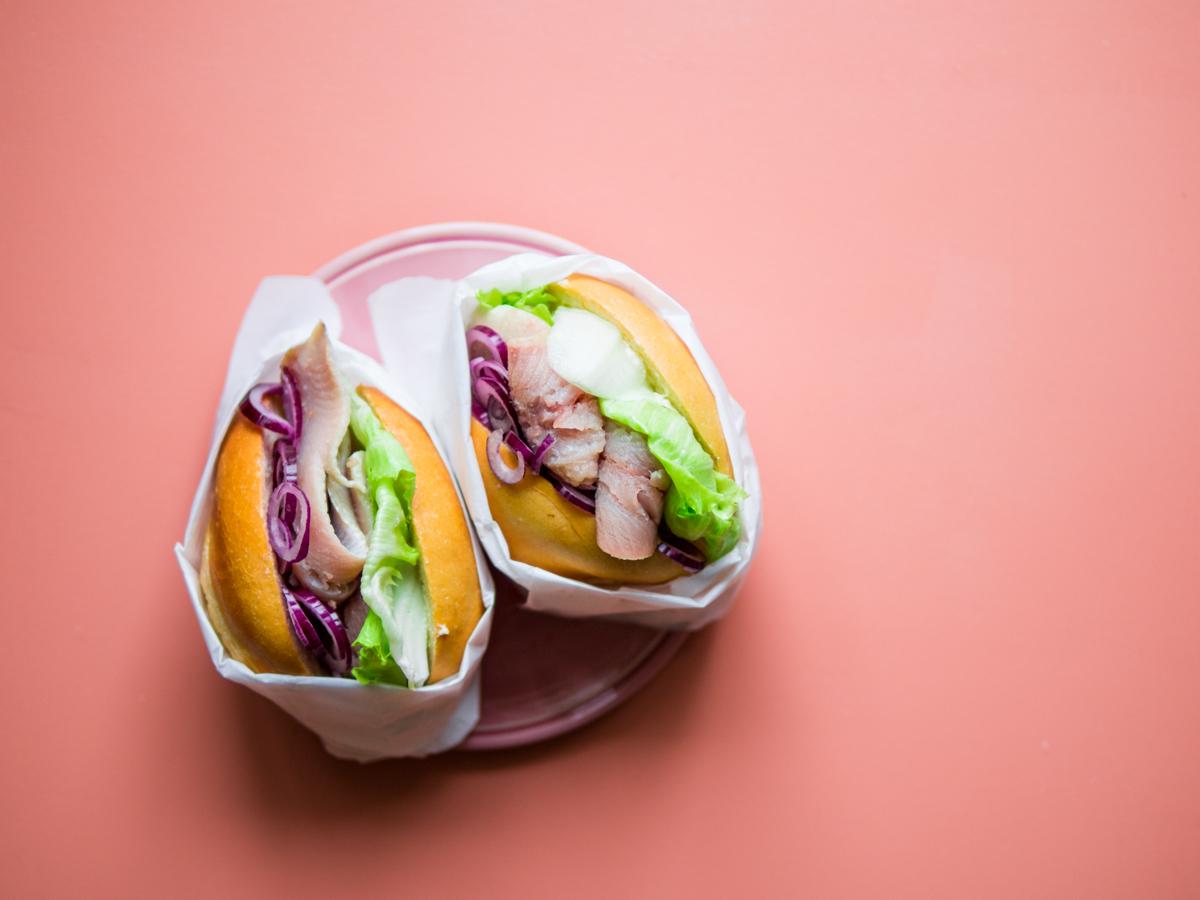 Rezeptbild: Matjesbrötchen