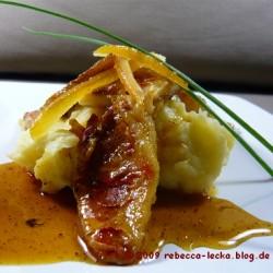 Rezeptbild: Karamellisierte Rotbarbenfilets