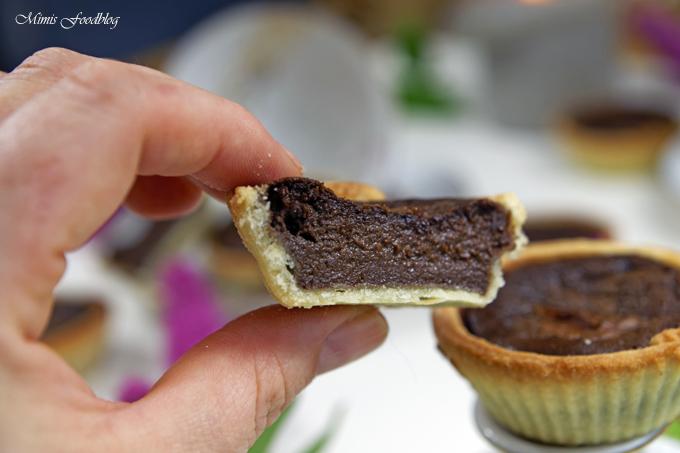 Rezeptbild: Mini Schokoladen-Tartes ~ das schokoladige Fingerfood