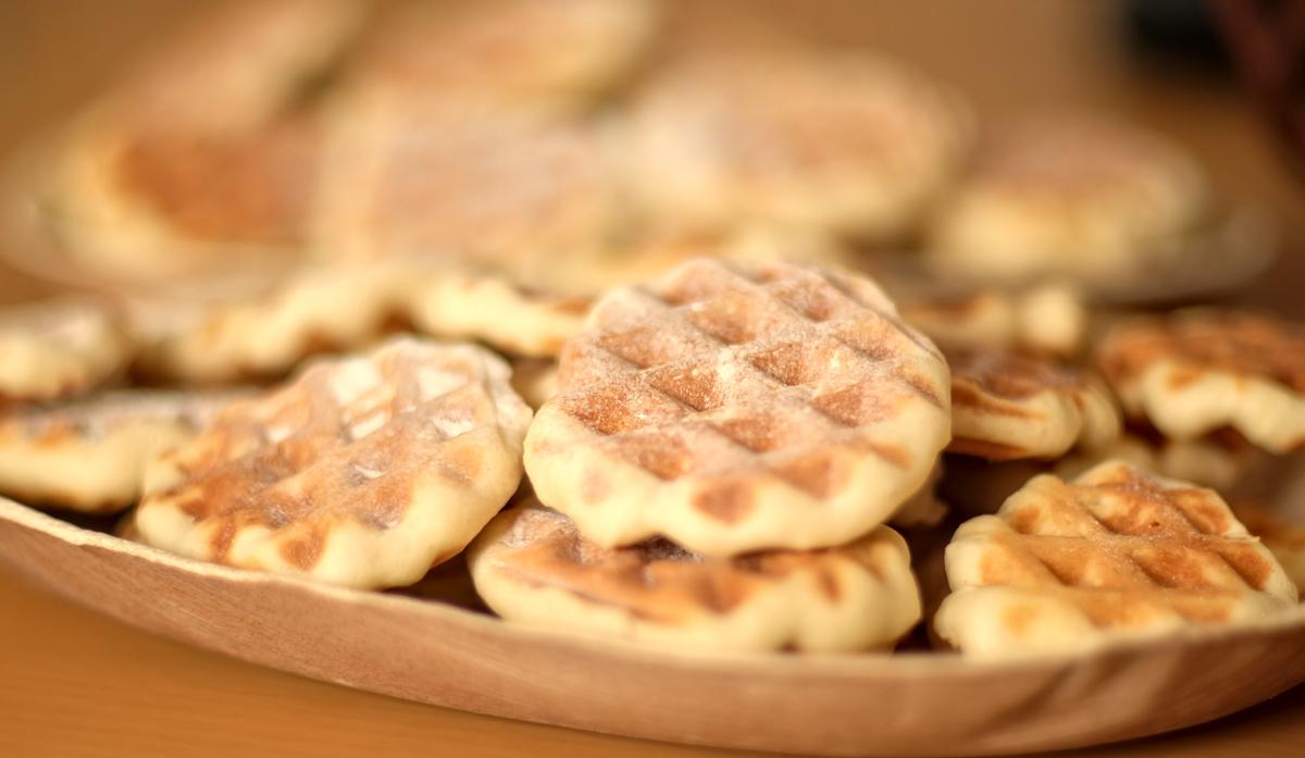 Rezeptbild: Dinkel- Waffelkekse, schnell, einfach und lecker!