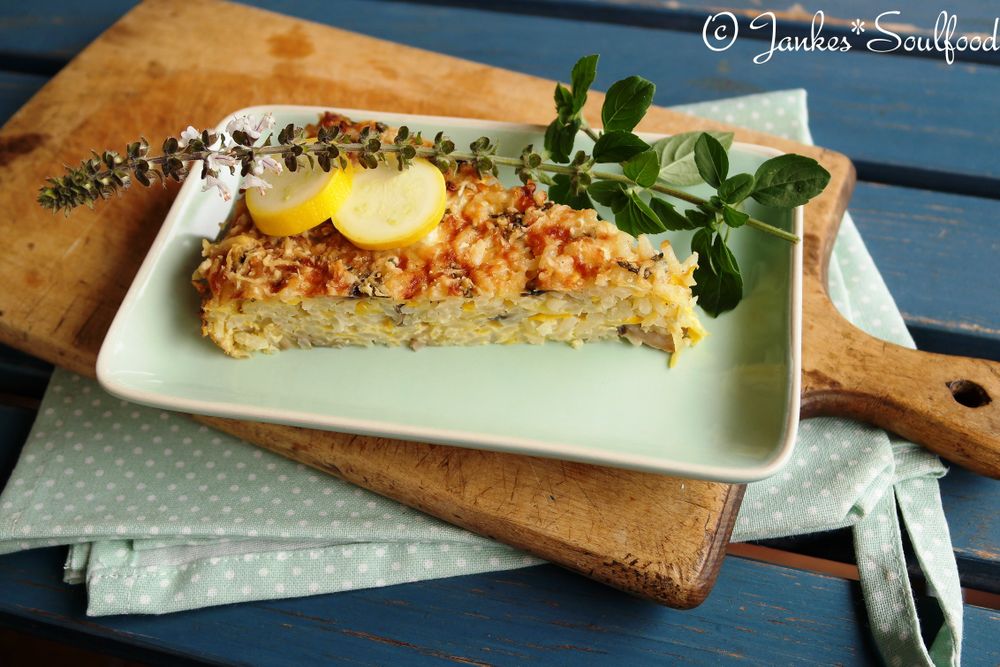 Rezeptbild: Zucchini-Reis-Auflauf