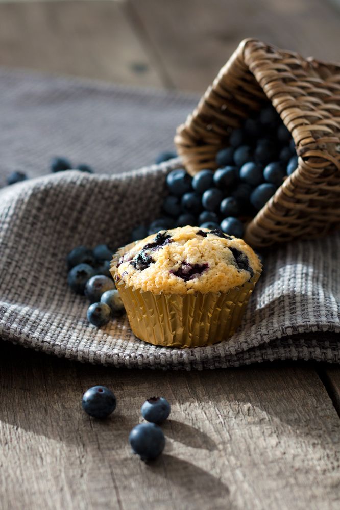 Rezeptbild: Die besten Blaubeermuffins
