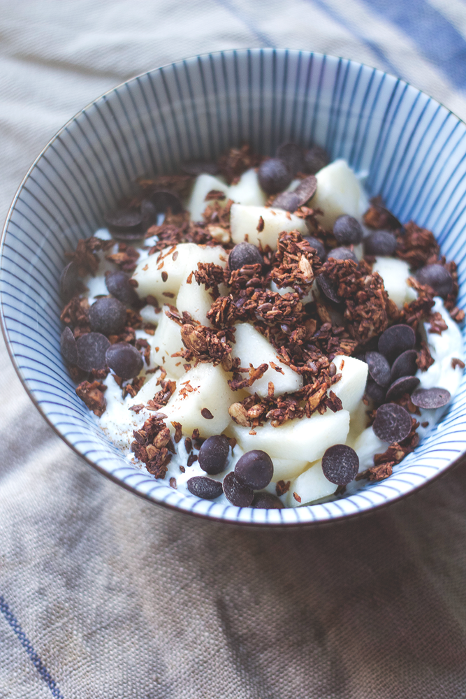 Rezeptbild: Low-Carb-Schokoladen-Granola