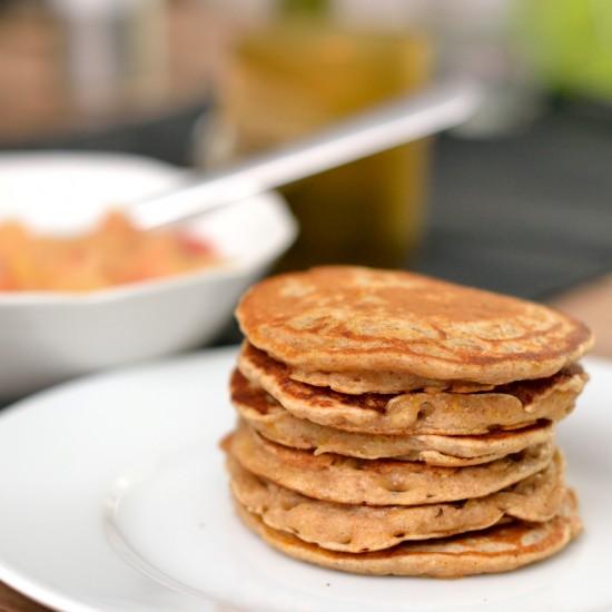 Rezeptbild: Zimtige Kürbis-Pancakes