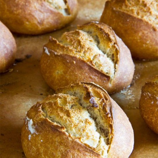 Rezeptbild: Leinöl-Joghurt-Brötchen