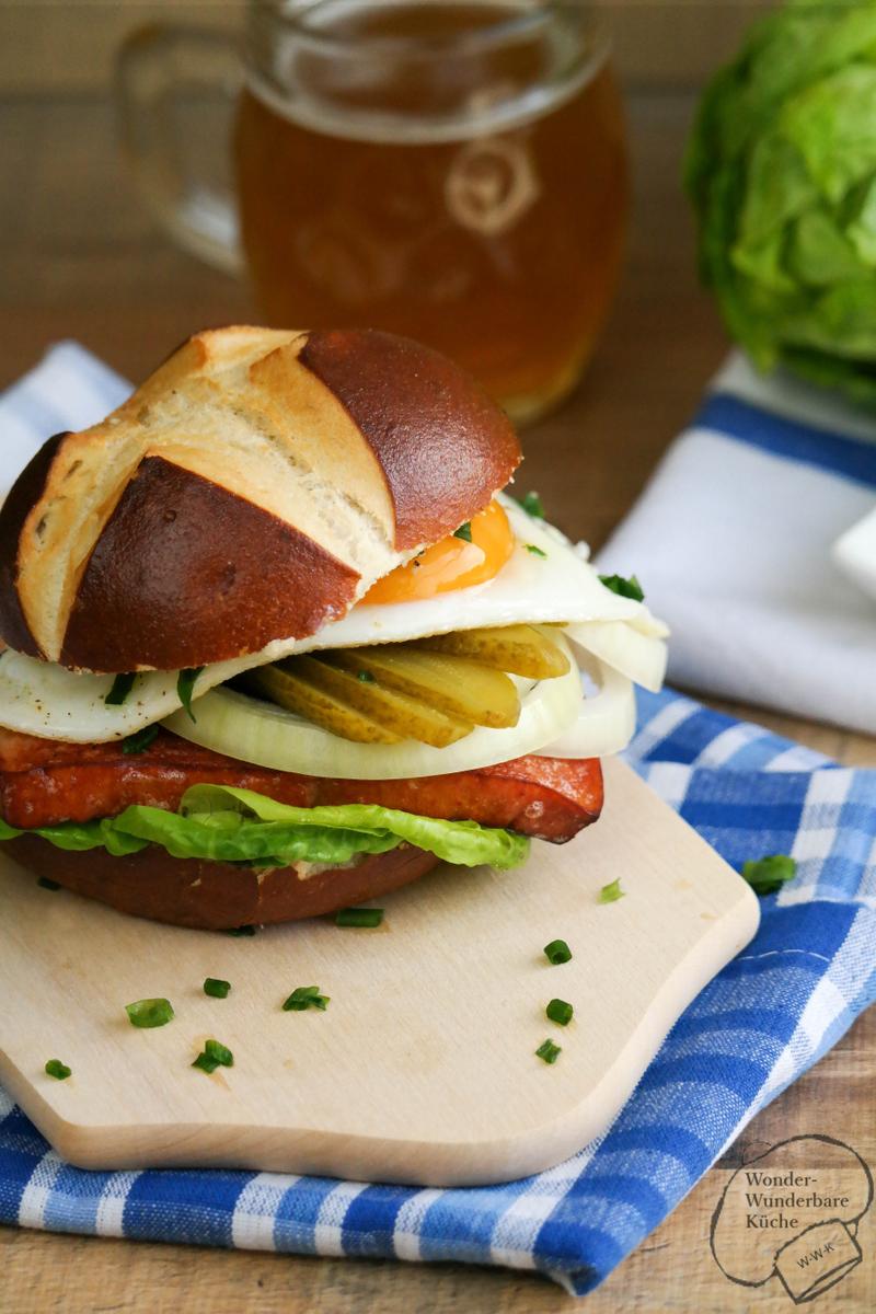 Rezeptbild: Bayerischer Burger
