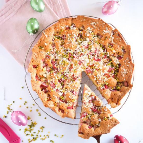 Rezeptbild: Polnischer Rhabarberkuchen