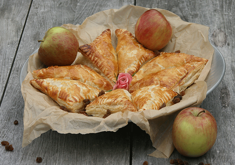 Rezeptbild: Apfeltaschen (Oma´s Rezept)