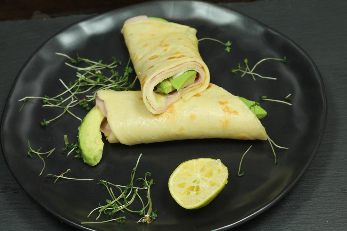 Rezeptbild: Avocado-Schinken-Wraps