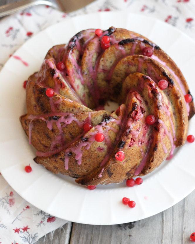 Rezeptbild: Johannisbeer-Nuss-Kuchen