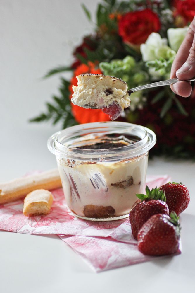 Rezeptbild: Erdbeer-Tiramisu