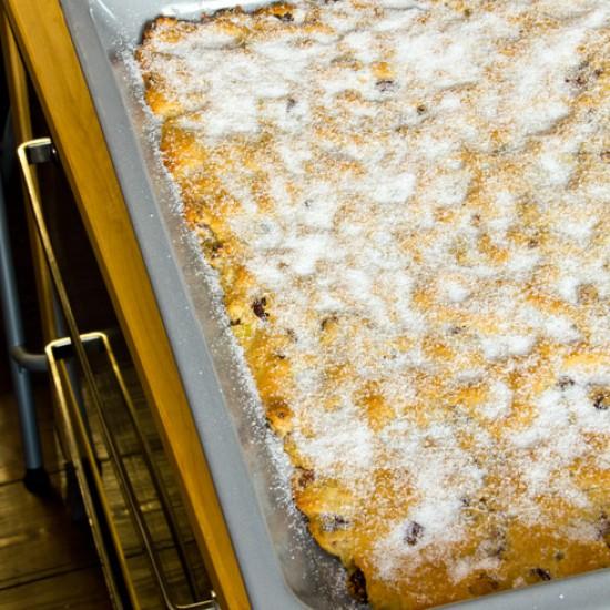 Rezeptbild: Kartoffelkuchen aus Stollenteig