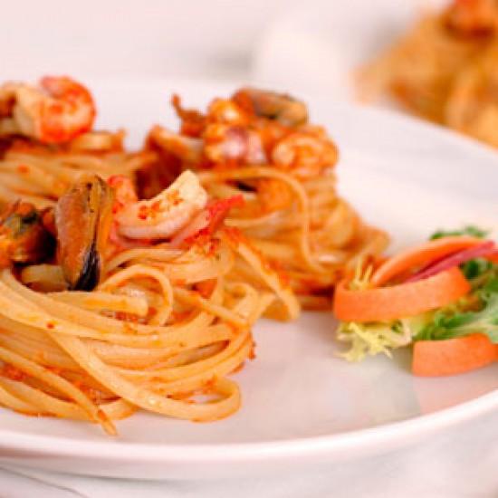 Rezeptbild: Pasta mit Meeresfrüchten