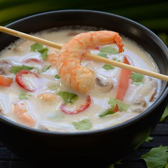 Rezeptbild: Zitronen-Kokossuppe