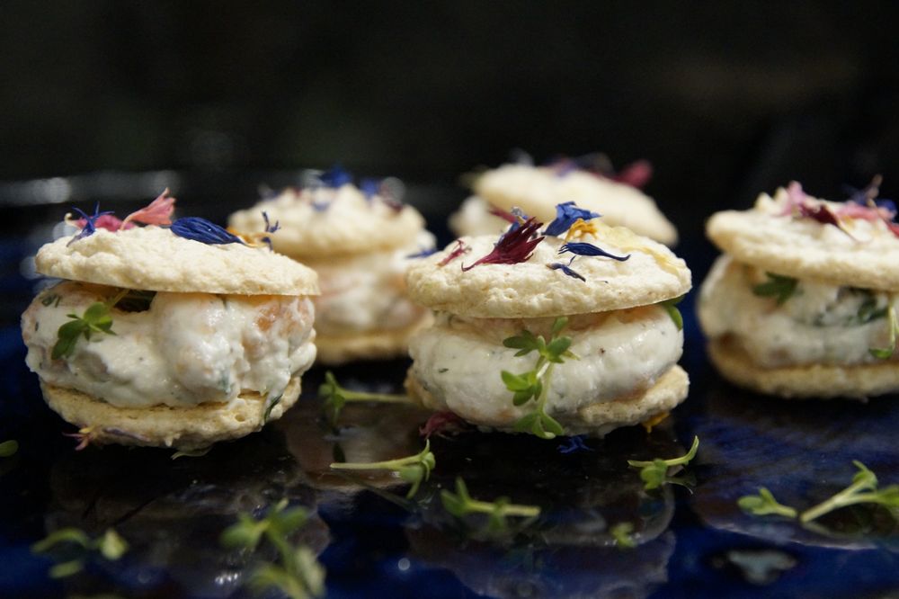 Rezeptbild: Macarons mit Lachs