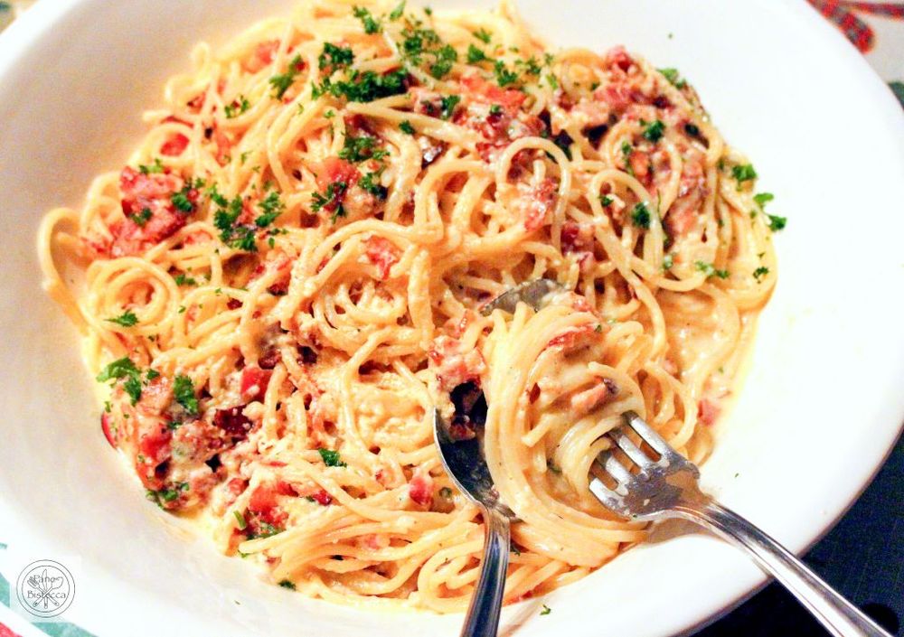 Rezeptbild: Falsche Spaghetti Carbonara