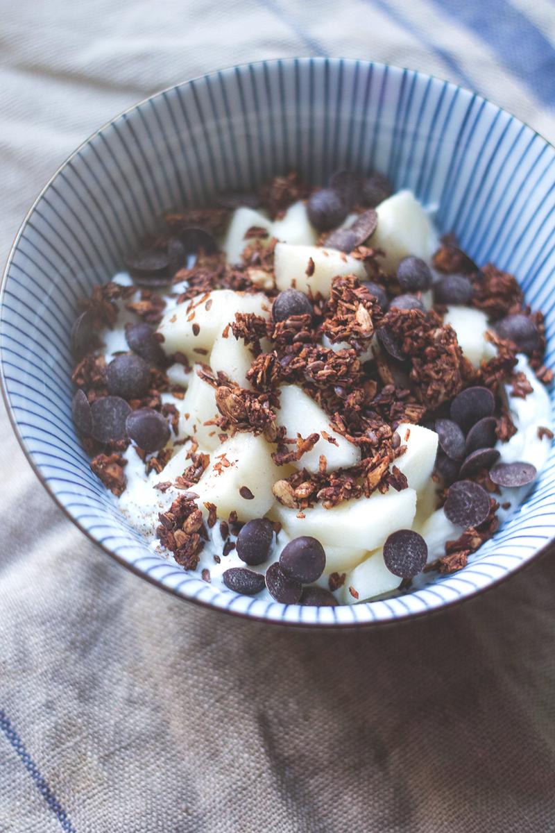 Rezeptbild: Low-Carb-Schokoladen-Granola