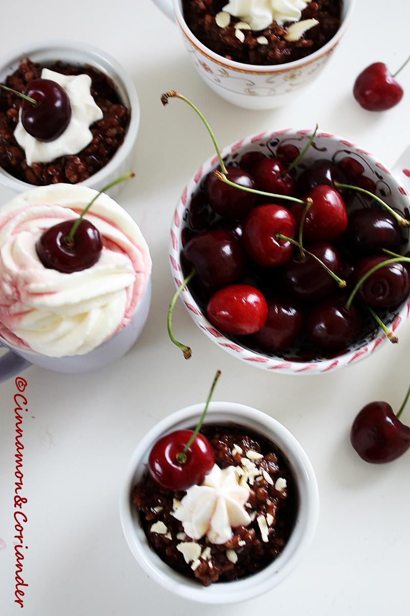 Rezeptbild: Black Forest Rice Pudding 