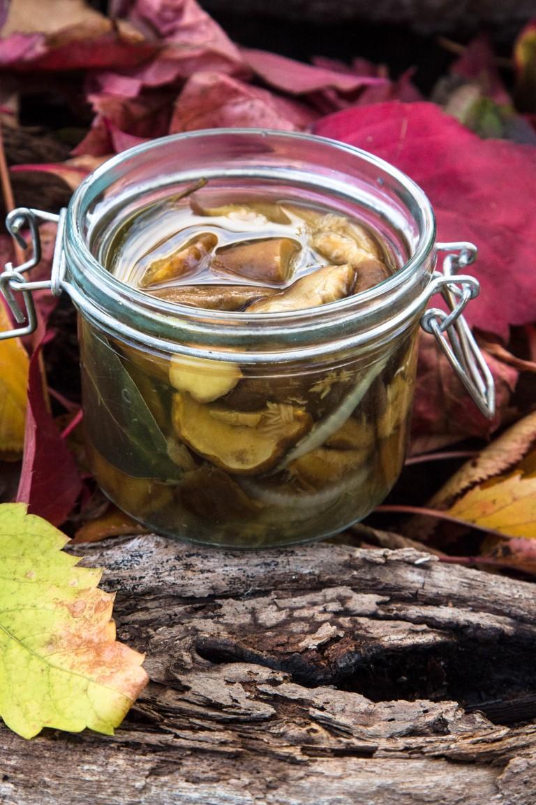 Rezeptbild: SAUER EINGELEGTE PILZE