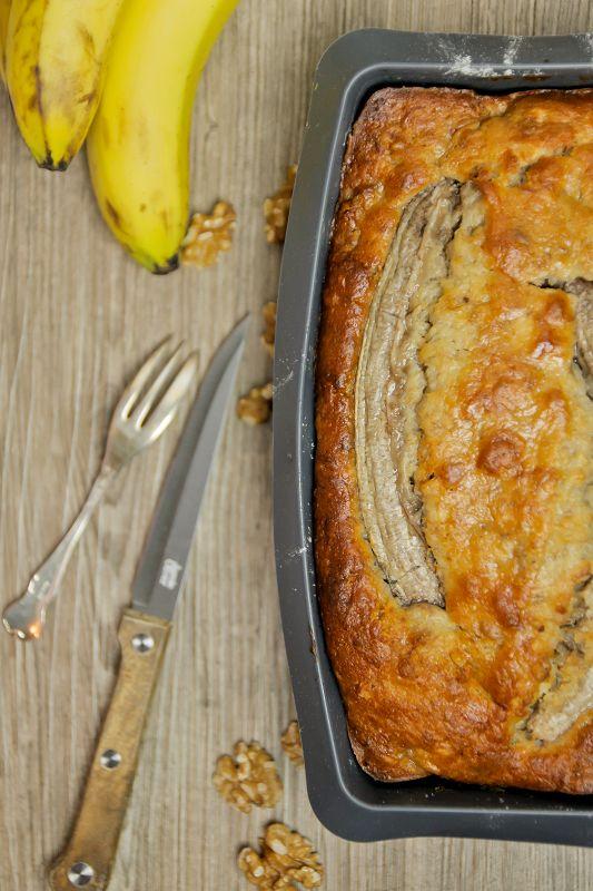 Rezeptbild: Saftig-nussiger Bananenkuchen
