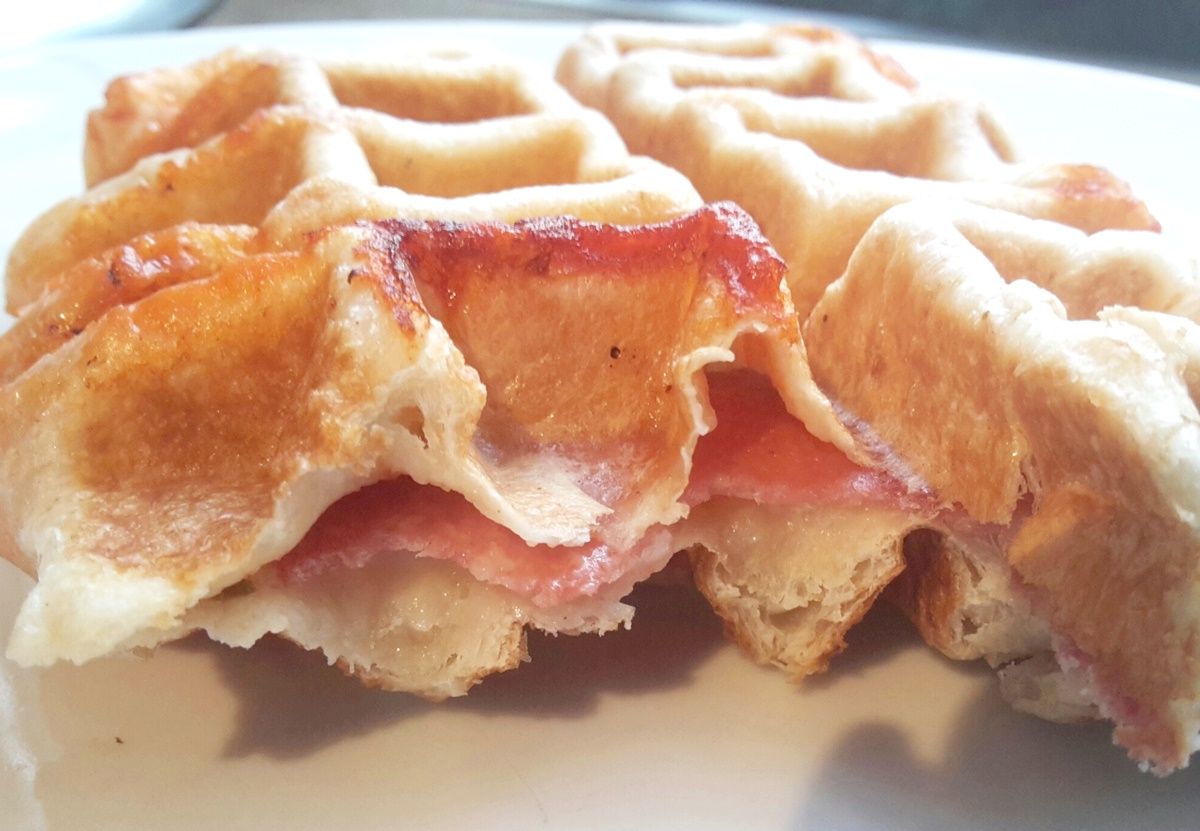 Rezeptbild: Pizza-Waffeln