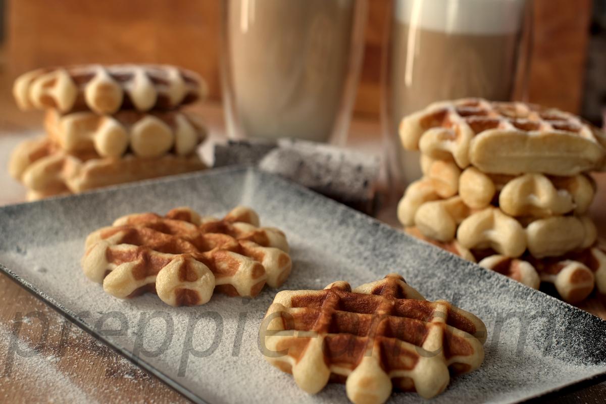 Rezeptbild: Belgische Dinkel Waffeln ohne Hagelzucker!