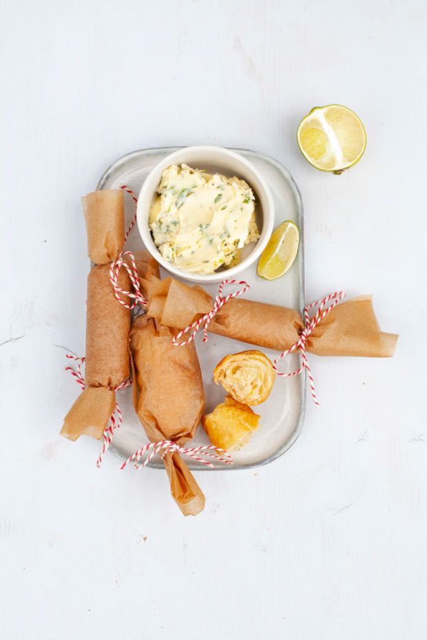 Rezeptbild: Koriander-Limetten-Butter