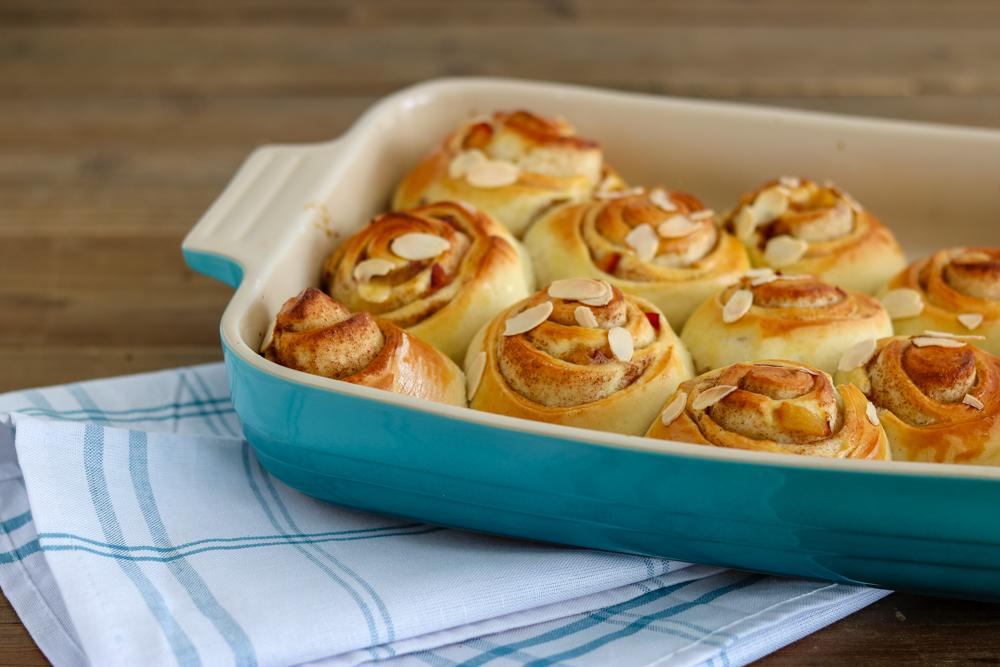 Rezeptbild: Pflaumen-Zimt Schnecken