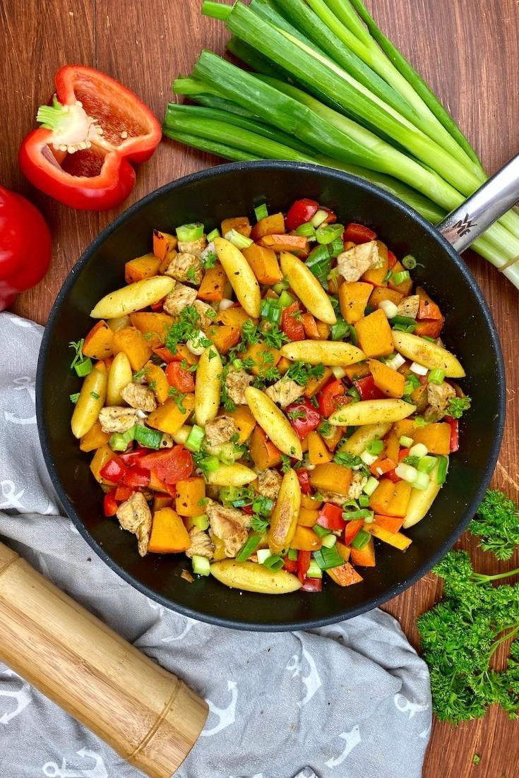 Rezeptbild: Schupfnudelpfanne mit Gemüse