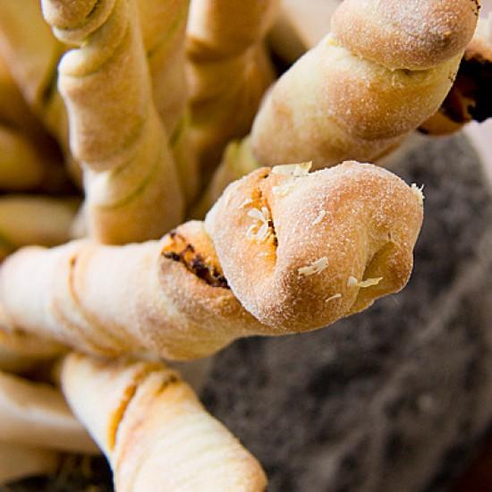 Rezeptbild: Knoblauch-Zwirbelstangen