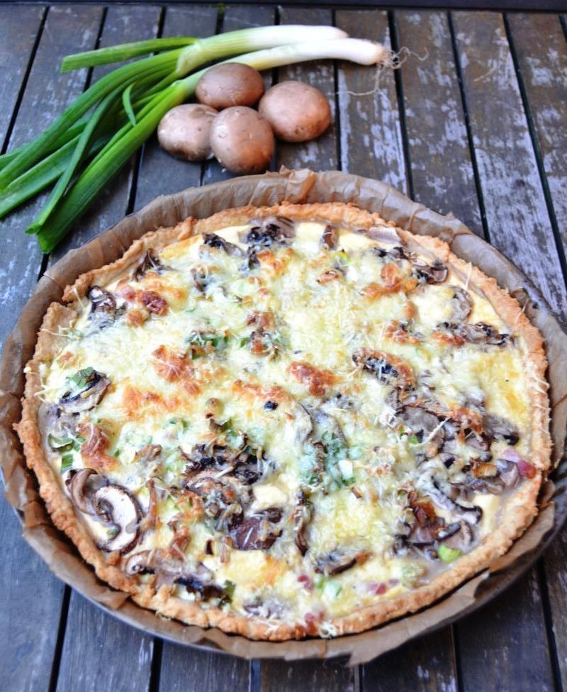 Rezeptbild: Quiche mit Pilzen - Champignon Tarte