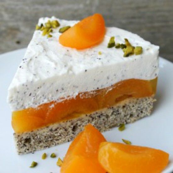 Rezeptbild: Aprikosen-Mohn-Torte