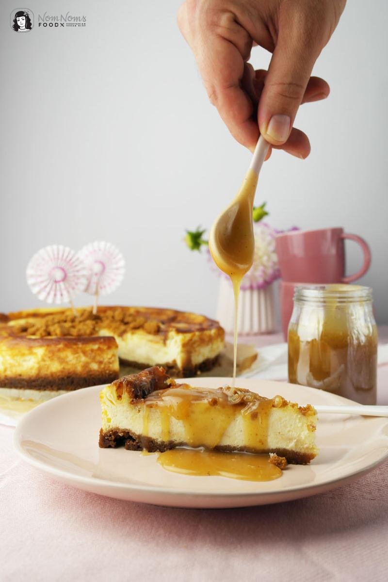 Rezeptbild: Salted Caramel Cheesecake oder Salzkaramell Käsekuchen