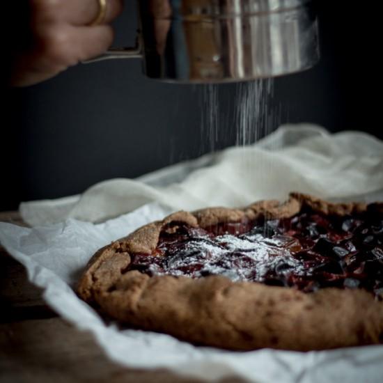 Rezeptbild: Zwetschgen Galette mit Earl Grey Sirup